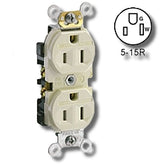 Leviton CR15S-G Tamper Resistant Duplex Receptacle